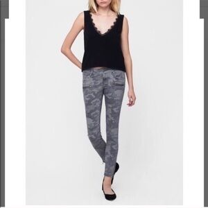 Anine Bing Camo Moto Jeans 27